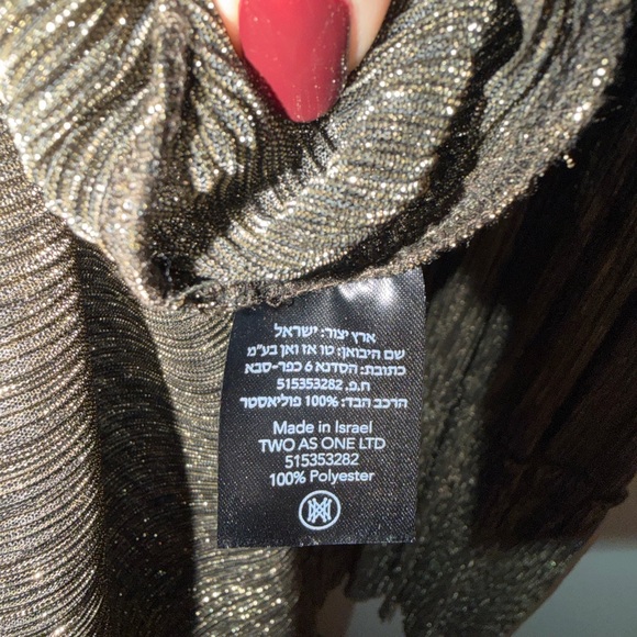 Sabina Musayev Gold Midi Dress - Picture 6 of 6